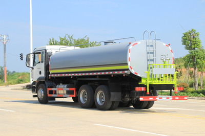 重汽汕德卡后雙橋灑水車 20方工地降塵利器，邢臺租賃助力全國工程